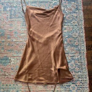 Princess Polly Alfie Mini Dress Brown